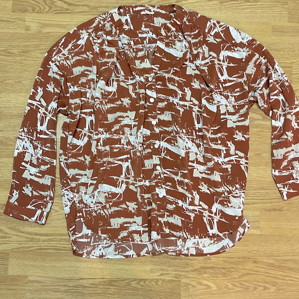 JODIFL Button Front Blouse